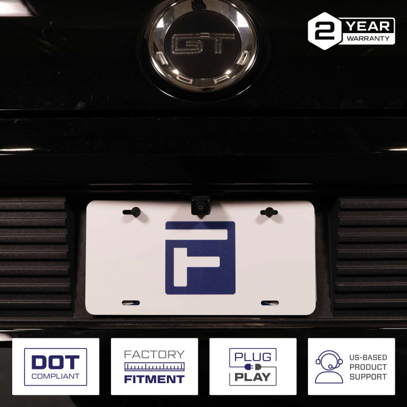 Ford Mustang License Plate Lights - Rear - FORM Lighting - LED - Cool White - 2010